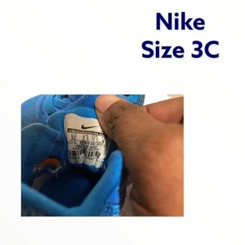 Pair of toddler Nike shoes boys